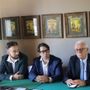 Un momento della presentazione con, da sinistra a destra: Alessandro Tarricone, Gianluca Tordi e il professor Giorgio Calabrese
