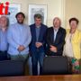 In foto: Maurizio Martino, Simone Nosenzo, Vito Biscione, Giacomo Massimelli e Ausilia Quaglia