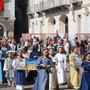 La sfilata dei bambini il sabato del Palio La sfilata dei bambini il sabato del Palio