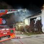 Interventi di soccorso sul luogo dell'esplosione - Ph. Vigili del fuoco