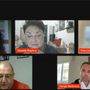 Un frame della trasmissione in diretta