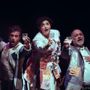 Un'immagine di scena dello spettacolo con, da sinistra a destra: Andrea Caldi, Elena Romano e Fabio Fassio