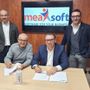 Al centro i titolari di Measoft srl, Davide Fornaca e Giorgio Cerruti, con i referenti Zucchetti