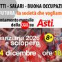 Torna &quot;Futura: la società che vorrei&quot; su La voce di Asti: si parla di Finanziaria e sciopero del 13 dicembre