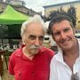 Antonio Biasio con il sindaco Lucas Bonzo