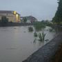 Il Belbo a Nizza durante l'alluvione dello scorso aprile