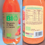 Richiamo per il succo di frutta bio Carrefour per possibili frammenti di vetro