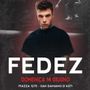 La locandina che promuove il concerto di Fedez