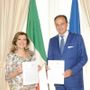 Il presidente Cirio con la ministra Alberti Casellati