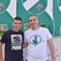 Dino Pes con il rettore Pier Paolo Squillia Dino Pes con il rettore Pier Paolo Squillia