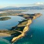 Uno scorcio panoramico della penisola di Zvërnec Uno scorcio panoramico della penisola di Zvërnec