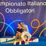 Bianca con il suo allenatore