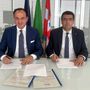 Il presidente Cirio con l'assessore Bussalino Il presidente Cirio con l'assessore Bussalino