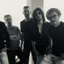 Simone Poncino (ultimo da destra) con il suo gruppo