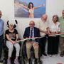L'inaugurazione. Al centro Vincenzo Soverino L'inaugurazione. Al centro Vincenzo Soverino