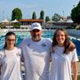Lucia Tassinario e Maddalena Bertelli con Pino Palumbo Lucia Tassinario e Maddalena Bertelli con Pino Palumbo