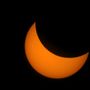 Immagine scattata da Perosino scattata per l'eclissi solare del 20 marzo 2015 dove il sole
