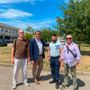 La delegazione accompagnata dal viceispettore Iorio