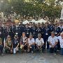 Il numeroso gruppo di Alpini astigiani al termine del servizio del Palio. Il numeroso gruppo di Alpini astigiani al termine del servizio del Palio.