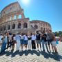 Corinna con gli amici americani