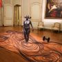 Una delle opere esposte in occasione della presentazione stampa della nuova edizione della rassegna artistica