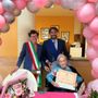 Il presidente della Provincia con Ausilia Quaglia e la neo centenaria Il presidente della Provincia con Ausilia Quaglia e la neo centenaria