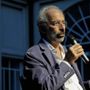 Gad Lerner ritratto da Franco Rabino durante un incontro di Passepartout