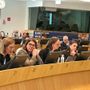 Nella foto la dottoressa Mara Barcella, direttore del Dipartimento di Salute Mentale della Persona e della Comunità durante il suo intervento all’assise di EUREGHA a Bruxelles