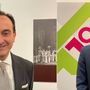 Il presidente Cirio e l'assessore Gabusi