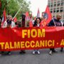 Immagine d'archivio del corteo Fiom-Cgil in occasione della Festa dei Lavoratori del 2023