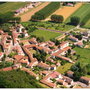 Una panoramica aerea di Belveglio
