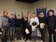 Il gruppo degli ospiti con Carlo Bosticco e Maurizio Nasi