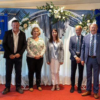Tutti i presidenti Rotary durante le premiazioni