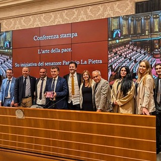 Igor Nogarotto in Senato per parlare di pace: &quot;No más guerras&quot;