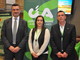 Il presidente nazionale Cia Cristiano Fini, la presidente Cia Alessandria-Asti Daniela Ferrando e il suo vice Amedeo Cerutti