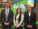 Il presidente nazionale Cia Cristiano Fini, la presidente Cia Alessandria-Asti Daniela Ferrando e il suo vice Amedeo Cerutti