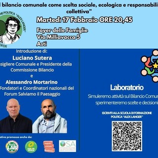 La Scuola di politica “Alexander Langer” si interroga sul bilancio comunale: scelte sociali, ecologiche e partecipate