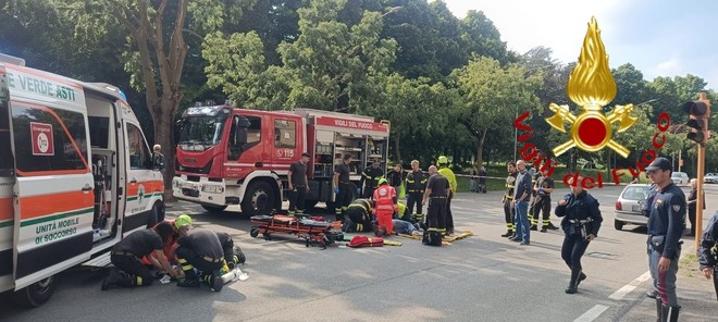 Grave incidente ad Asti: investiti una madre e il suo bimbo di pochi mesi