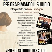 &quot;Per ora rimando il suicidio&quot; di Max Gavagna alla Caffetteria Mazzetti di Asti