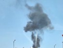 Momenti di paura per un incendio in zona industriale Momenti di paura per un incendio in zona industriale