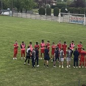 Foto del Pasillo de Honor al Mister per l’ultima partita con il Villafranca