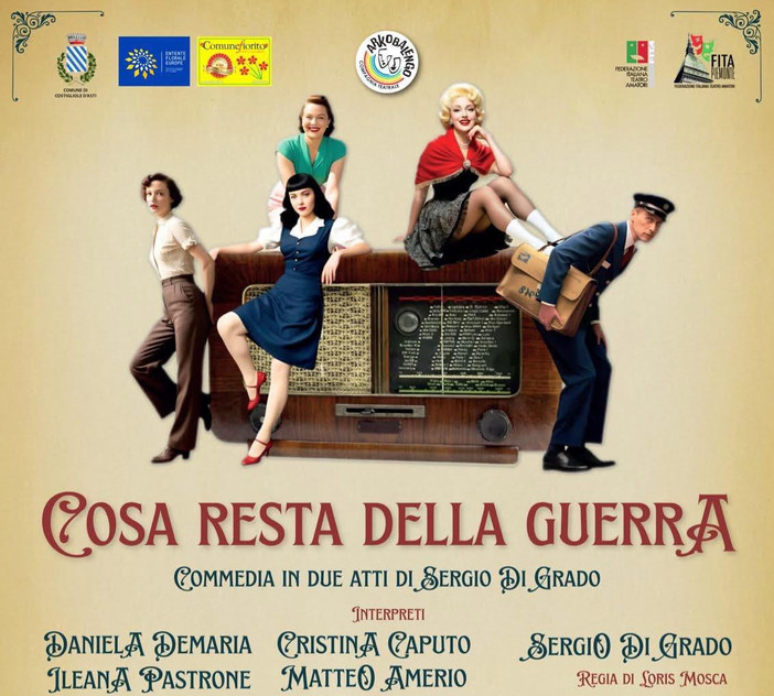 L'ironia per raccontare il conflitto: al teatro civico di Costigliole d’Asti va in scena "Cosa resta della guerra"