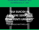 &quot;Sui suicidi in carcere servono interventi urgenti&quot;: dalla frase del Presidente Mattarella, un incontro al Foyer delle famiglie