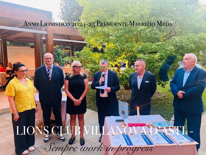 Lions Club Villanova d'Asti celebra la 32esima Charter night
