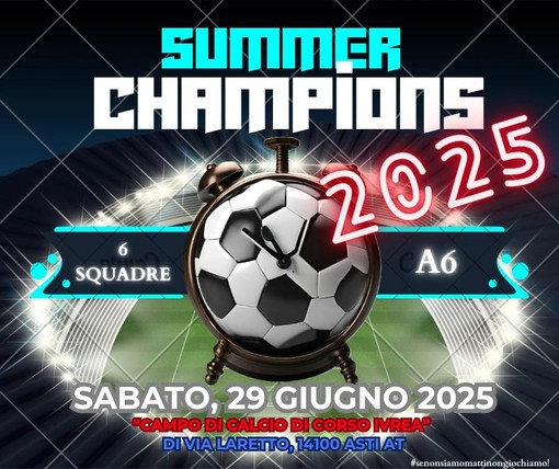 Summer Champions 2025: sei squadre in campo alla Torretta per il calcio amatoriale