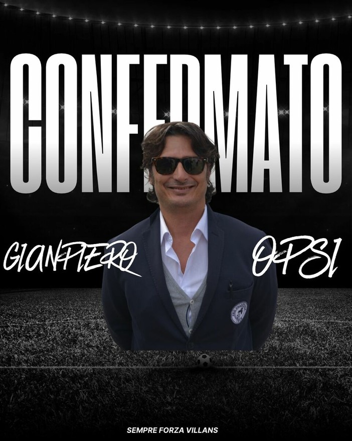 Gianpiero Opsi ancora alla guida sportiva della Pro Villafranca: sarà il terzo anno Gianpiero Opsi ancora alla guida sportiva della Pro Villafranca: sarà il terzo anno