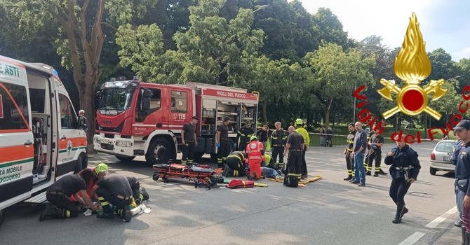 Grave incidente ad Asti: investiti una madre e il suo bimbo di pochi mesi
