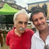 Antonio Biasio con il sindaco Lucas Bonzo Antonio Biasio con il sindaco Lucas Bonzo