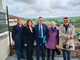 da sinistra: Anna Maria Gianti, Cinzia Ortega, Luca Burroni, Piera Arata (presidente incoming 
Rotary club di Alba), Roberto Reggio (Segretario Rotary Alba).