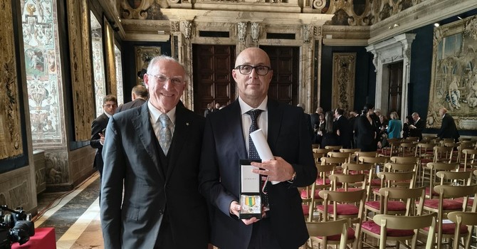 Stella al Merito del Lavoro, Giuseppe Giovanni Mussa premiato al Quirinale